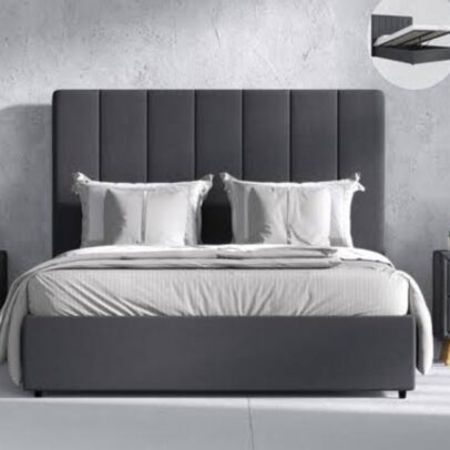 Gray Bed Frame
